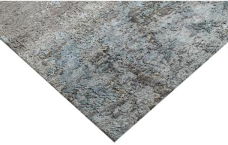 Emerald Collection Wool & Silk - 9' 00" x 12' 03" Area Rug - Grey - Hand Knotted Wool & Silk Contemporary Modern Rug