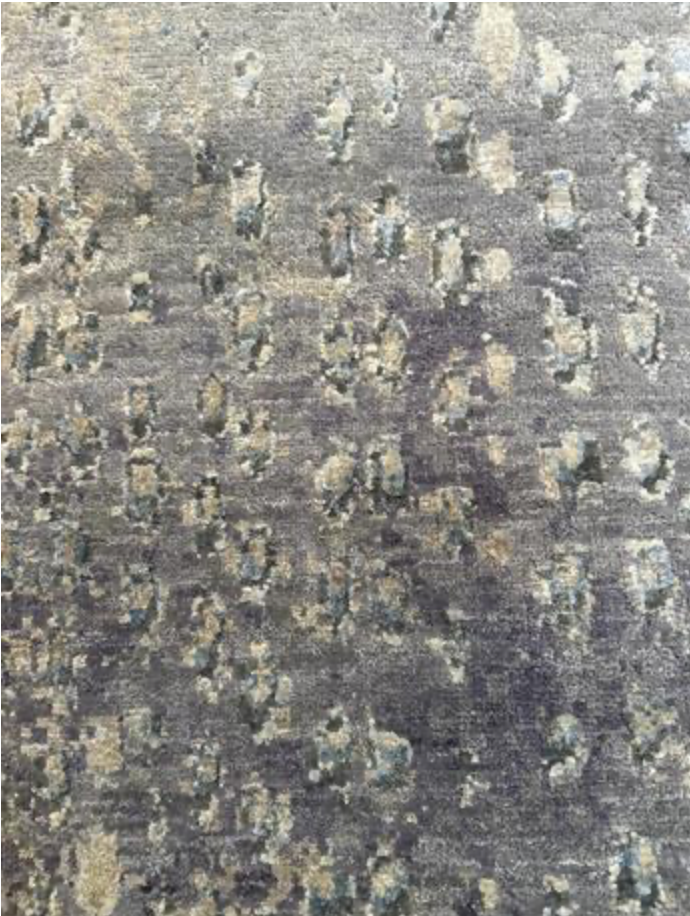Emerald Collection Wool & Silk - 11' 11" x 15' 02" Large Area Rug - Grey - Hand Knotted Wool & Silk Contemporary Modern Rug