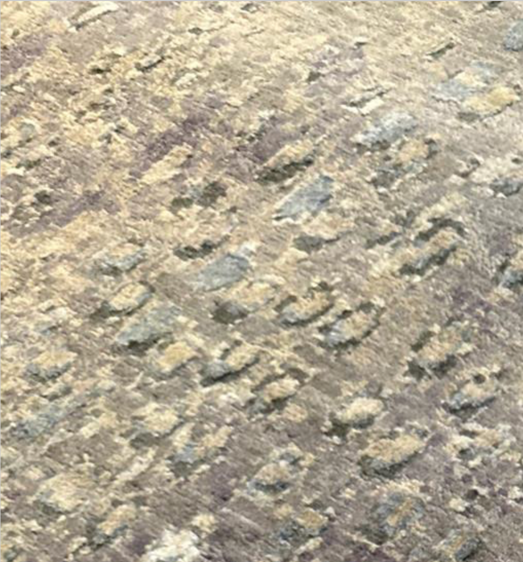 Emerald Collection Wool & Silk - 11' 11" x 15' 02" Large Area Rug - Grey - Hand Knotted Wool & Silk Contemporary Modern Rug