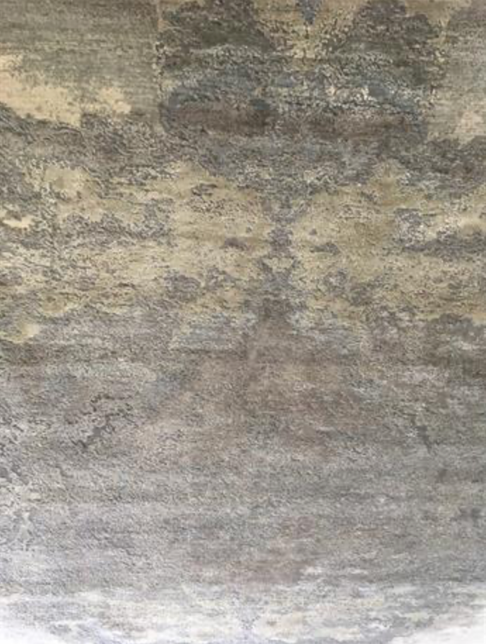Emerald Collection Wool & Silk - 8' x 10' Area Rug - Browns & White - Hand Knotted Wool & Silk Contemporary Modern Rug