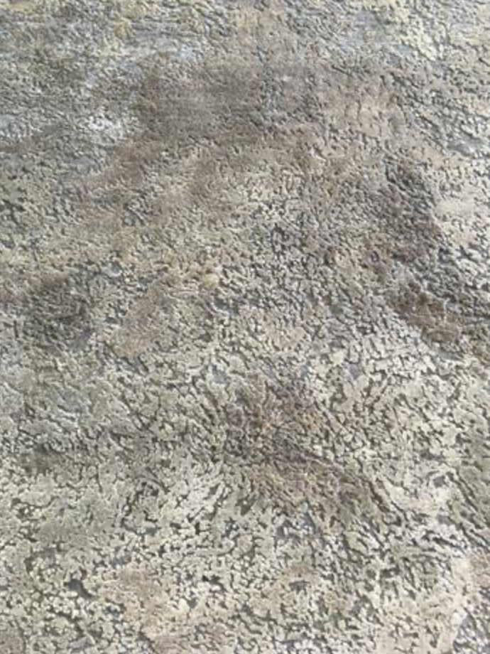 Emerald Collection Wool & Silk - 8' x 10' Area Rug - Browns & White - Hand Knotted Wool & Silk Contemporary Modern Rug