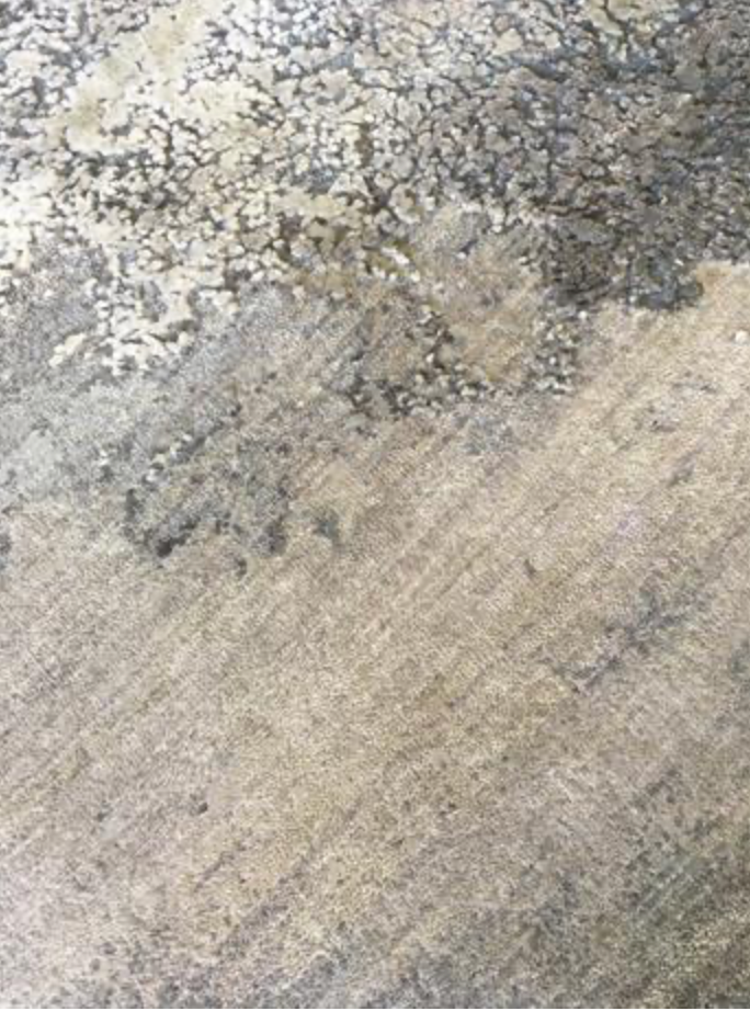 Emerald Collection Wool & Silk - 8' x 10' Area Rug - Browns & White - Hand Knotted Wool & Silk Contemporary Modern Rug