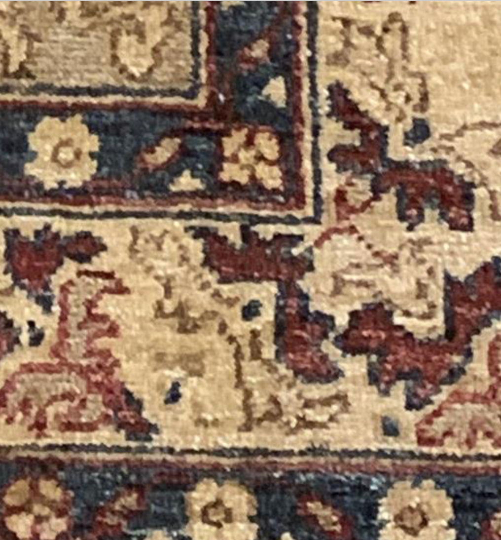 Farahan Collection - 2' 04" x 9' 09" Runner - Red Rust Beige Yellow Camel - Hand Knotted Wool Traditional Classic Runner