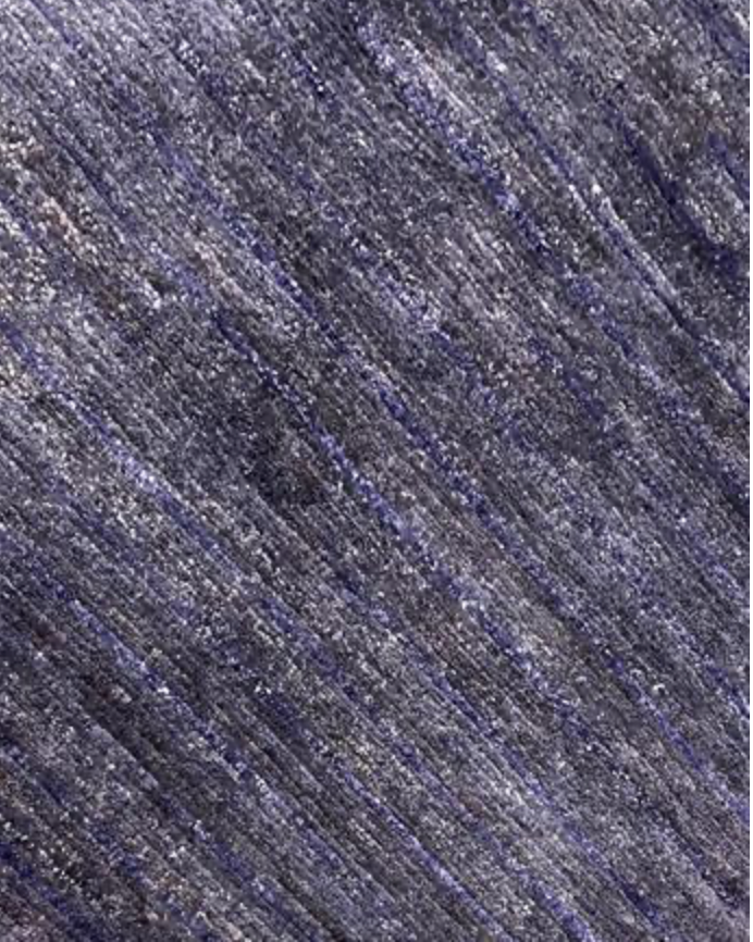 Gurkha Nepal - 7' 04" x 10' 08" Rug - Blue - Hand Made Tibetan Weave Wool Rustic Rug