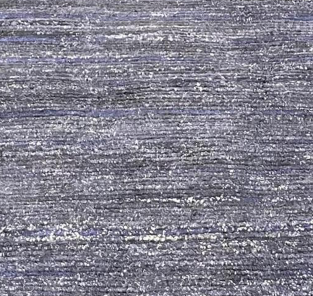 Gurkha Nepal - 7' 04" x 10' 08" Rug - Blue - Hand Made Tibetan Weave Wool Rustic Rug