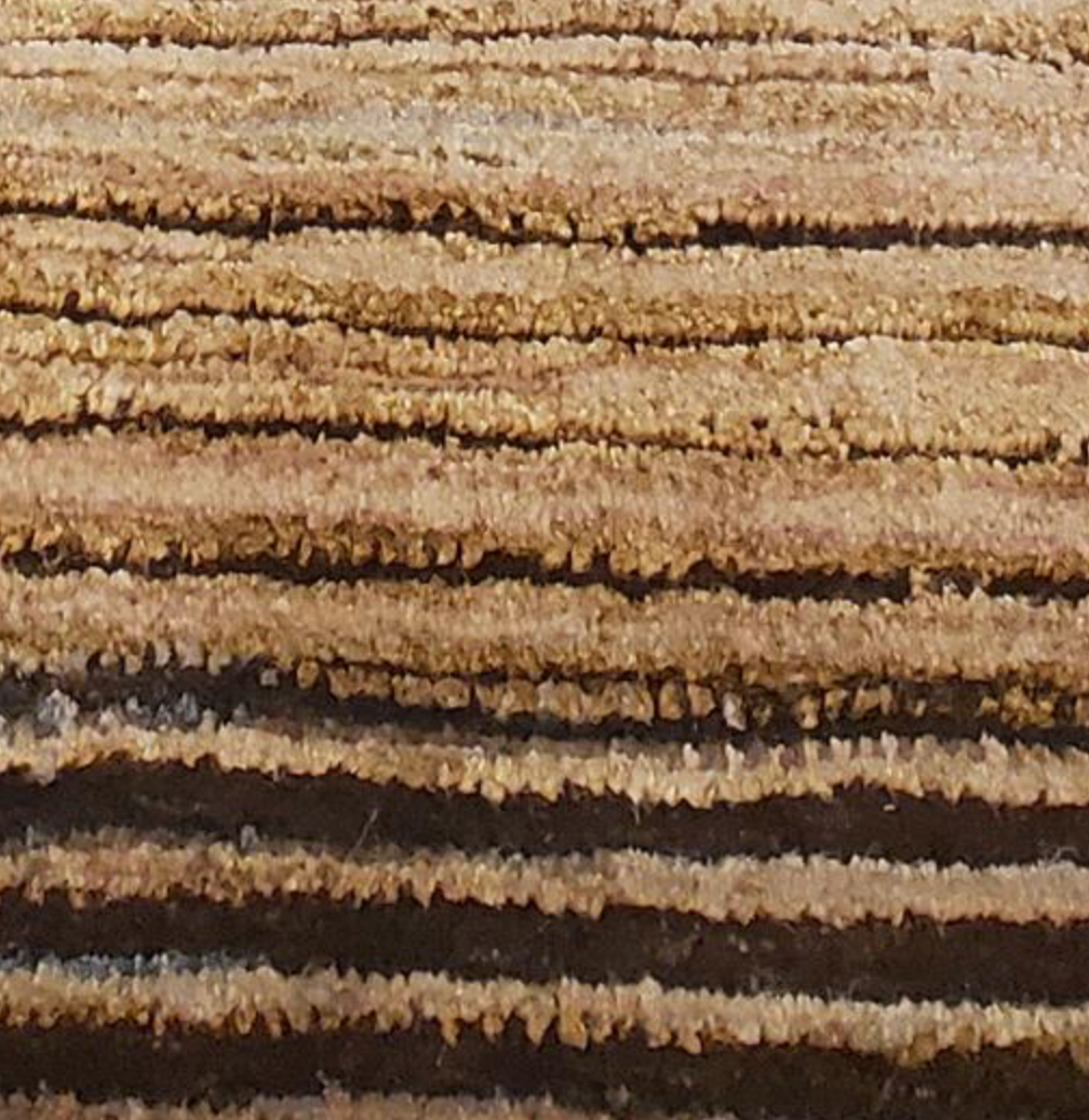 Impression Collection Wool & Silk Rug - 8' 00" x 10' 02" - Gold & Blue - Hand Knotted Wool & Silk Modern Contemporary Rug