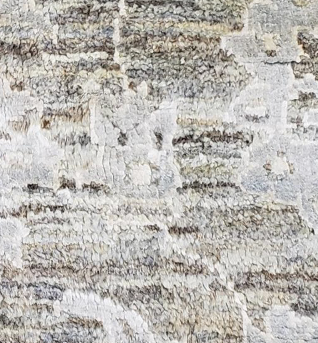Indigo Collection Wool & Silk Runner - 4' 00" x 13' 11" - Grey - Hand Knotted Wool & Silk Modern Contemporary Extra Wide Runner