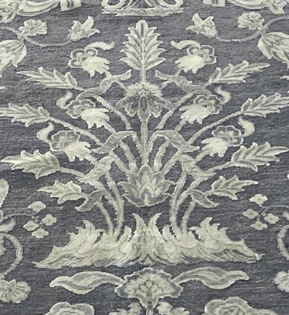 Jade Collection Rug - 10' 01" x 13' 10" - Grey - Hand Knotted Wool & Silk Classic Traditional Rug