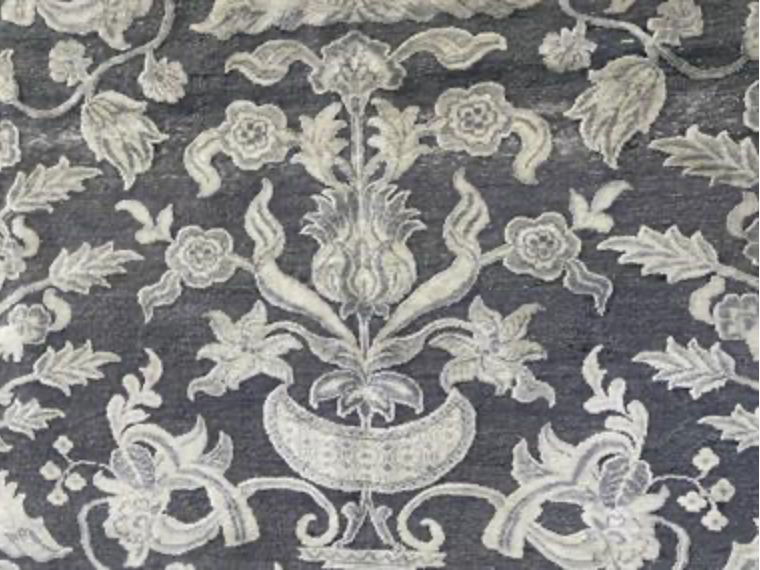 Jade Collection Rug - 10' 01" x 13' 10" - Grey - Hand Knotted Wool & Silk Classic Traditional Rug