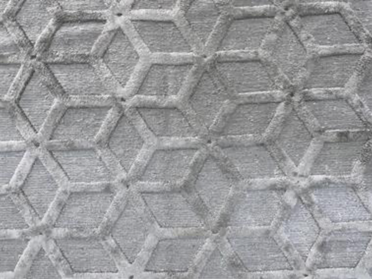 Loom Collection Rug - 10' 06" x 13' 08" - Grey - Hand Knotted Wool Modern Minimalist Contemporary Rug
