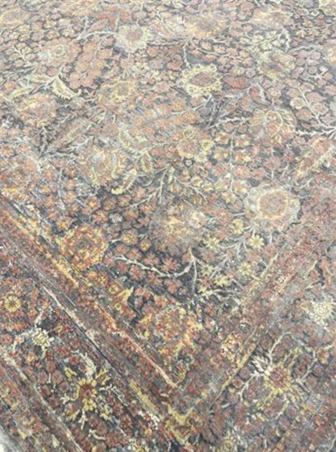 Ottoman Collection Wool & Silk - 10'x14' & 12'x15' - Red, Grey & Multicolor - Hand Knotted Wool with Silk Traditional Classic Floral Rug
