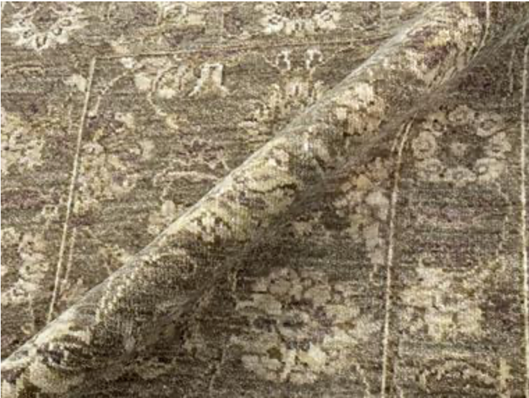 Oushak Floral Runner - 2' 07" x 10' 02" - Light Brown & Camel - Hand Knotted Wool Classic Traditional Oushak Runner