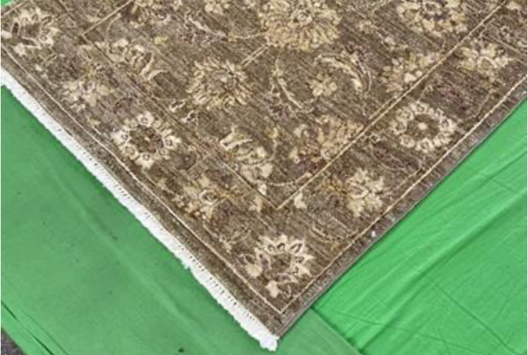 Oushak Floral Runner - 2' 07" x 10' 02" - Light Brown & Camel - Hand Knotted Wool Classic Traditional Oushak Runner