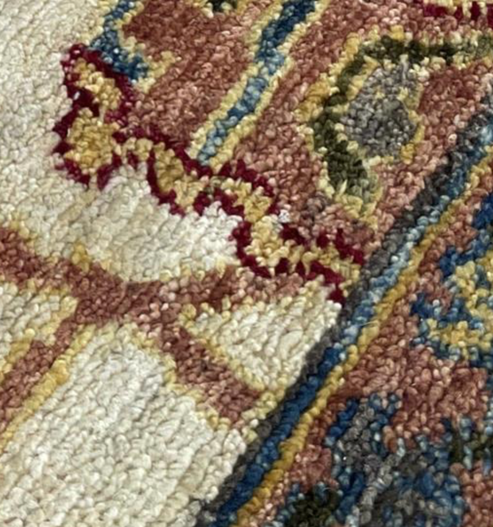 Oushak Runner - 2' 07" x 11' 05" - Ivory & Brown Multicolor - Hand Knotted Wool Classic Traditional Oushak Runner