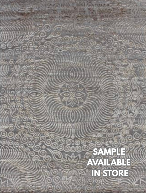 Souf Collection - 2'x3' Mat - 8'x10' - 9'x12' - 10'x14' - Moroccan Shag Style - Grey Brown Beige - Hand Knotted Wool Area Rugs