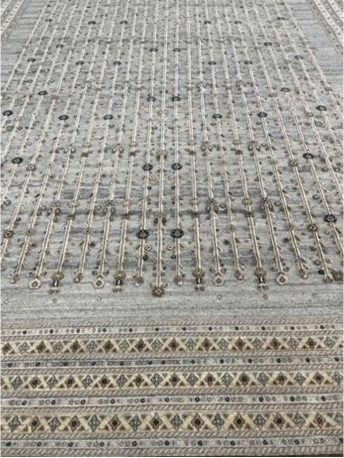 Souf Collection - 2' x 3' Mats - 2' 08" x 20' 01" Runner & 10' 01" x 13' 10" Area Rug - Moroccan Shag Style - Grey & Brown - Handmade Wool Rug